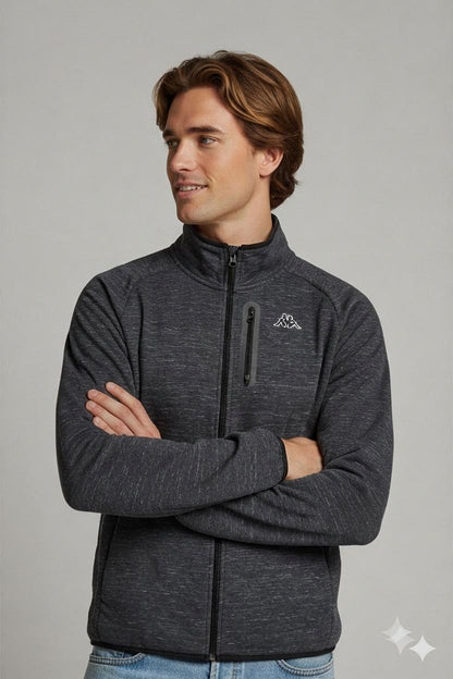 Kappa Grey Windbreaker Jacket - Size XL