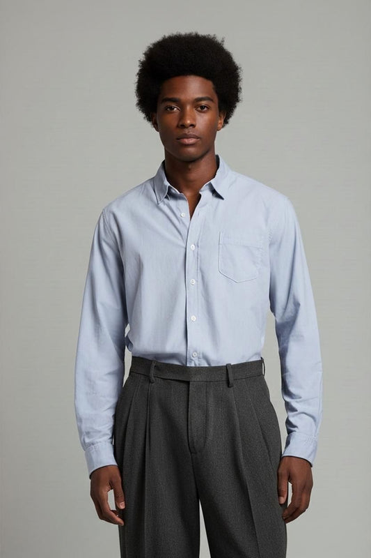 Timberland Light Blue Button-Down Shirt - Size L