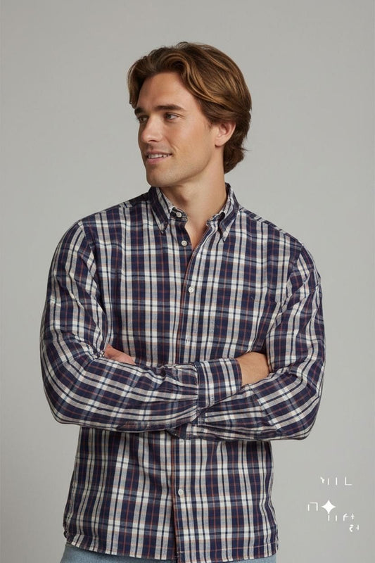 Levi's Plaid Button-Down Shirt - Size L