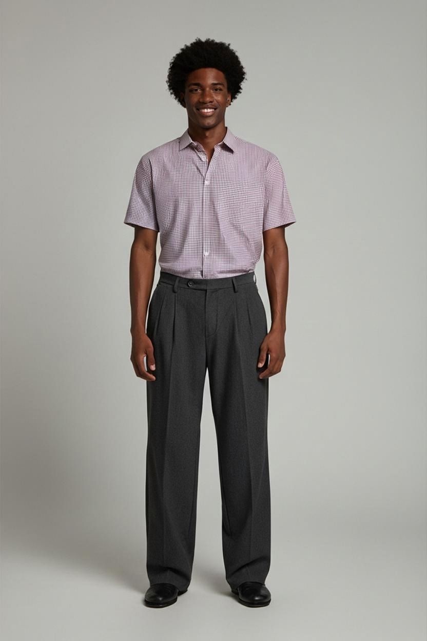 Calvin Klein Pink Checkered Button-Down Shirt - Size S