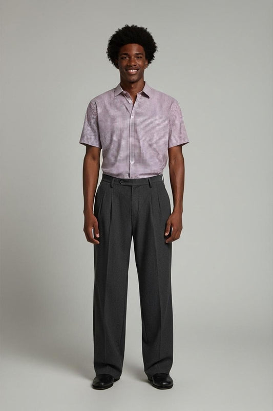 Calvin Klein Pink Checkered Button-Down Shirt - Size S