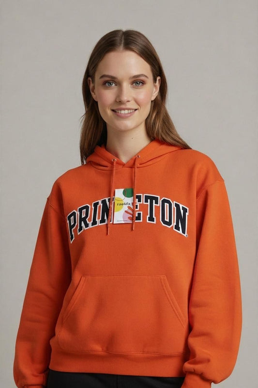 Champion Orange Princeton Sweatshirt - Size S