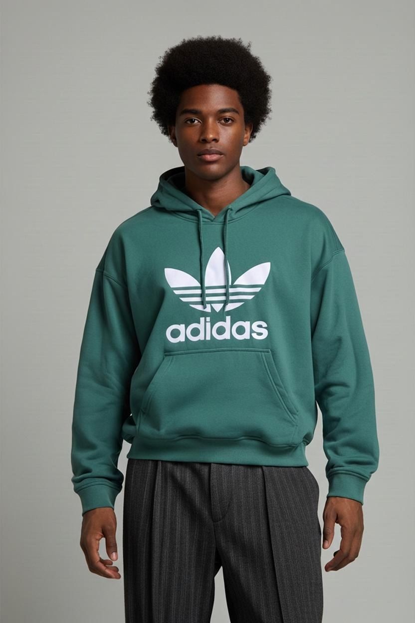 Adidas Green Crewneck Sweatshirt - Size M
