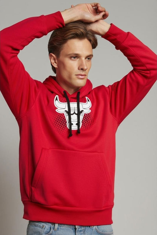 Nike NBA Chicago Bulls Red Hoodie - Size S