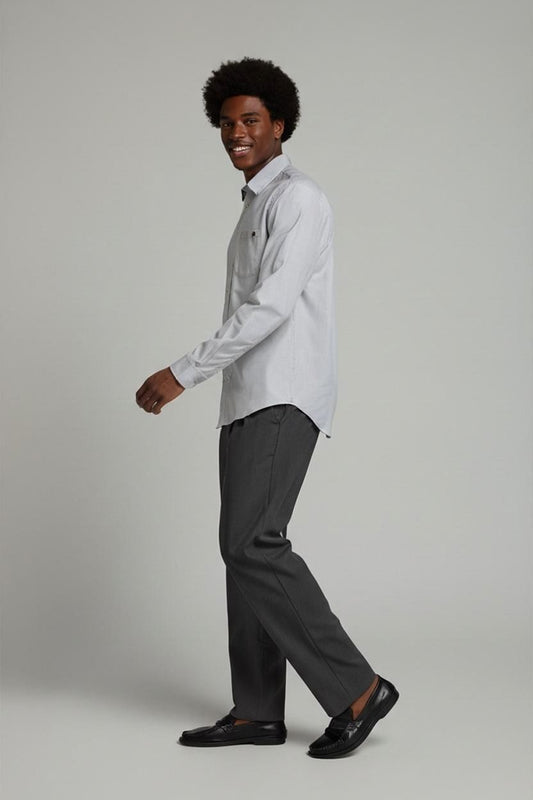 Timberland Grey Button-Down Shirt - Size L