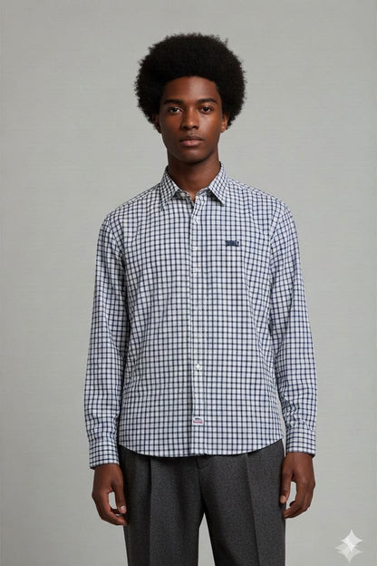 Lonsdale London Button-Down Checkered Shirt