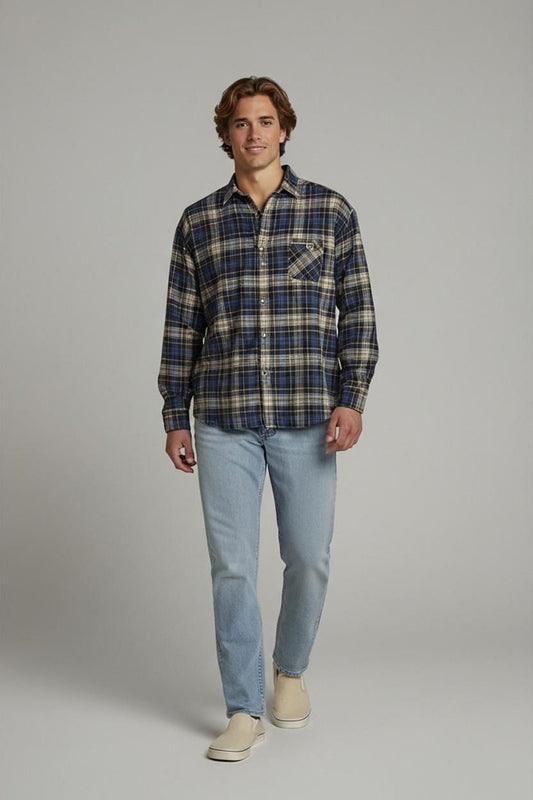 Vintage FILA Plaid Flannel Shirt - Size XL