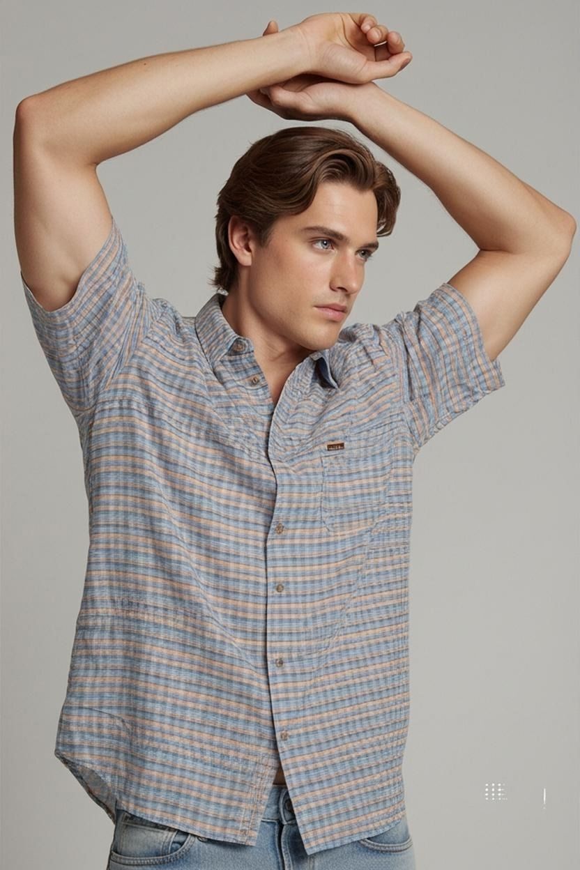 Marlboro Classics Plaid Button-Down Shirt - Size XL