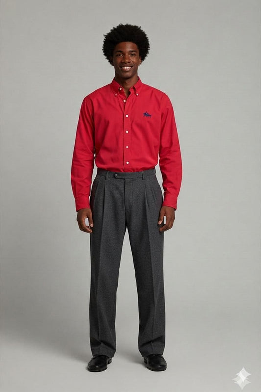 Ralph Lauren Polo Red Button-Down Shirt - Size L