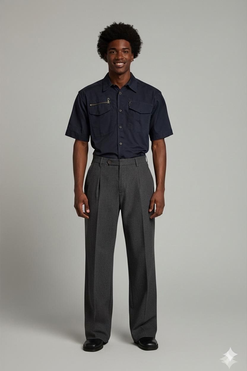 Diesel Black Button-Down Shirt - Size S