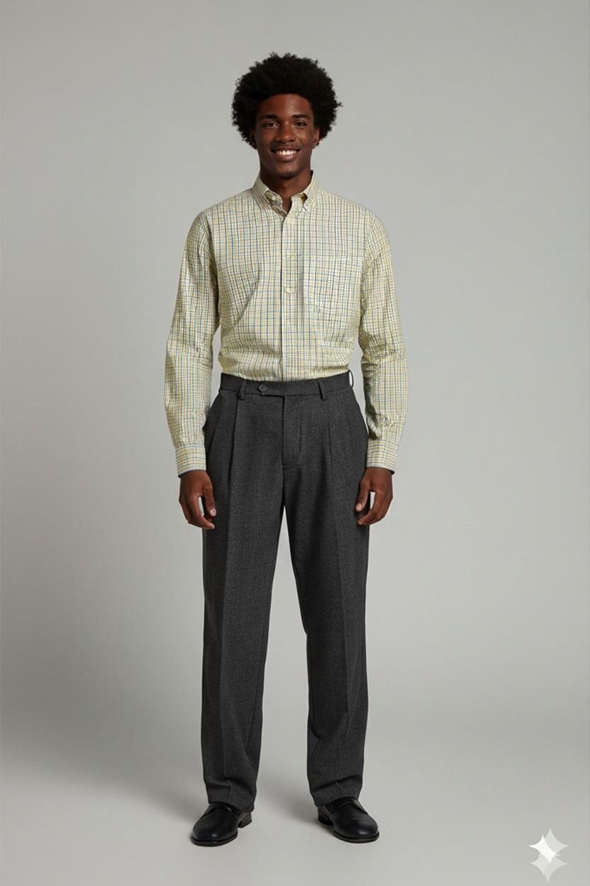 Paul & Shark Yellow Checkered Button-Down Shirt