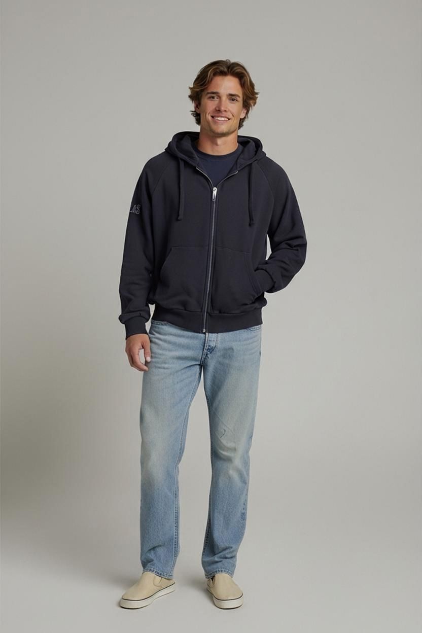 Everlast Navy Bomber Jacket - Size S