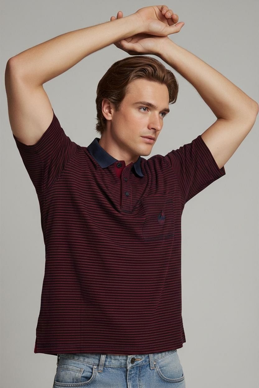 Paul & Shark Striped Polo Shirt - Size XXL