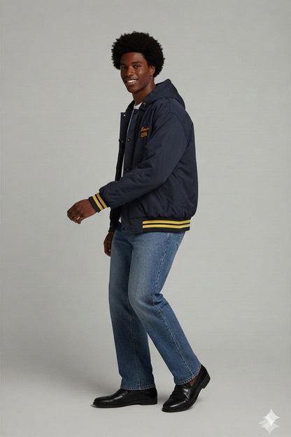 Vintage Rennoc 1999 CB West Saxline Bomber Jacket - Size XL