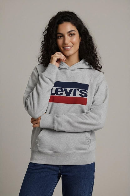 Levi's Grey Logo Sweatshirt - Size L
