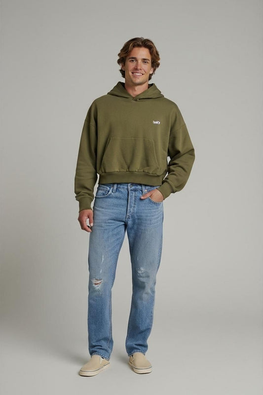 Levi's Olive Green Hoodie - Size Small