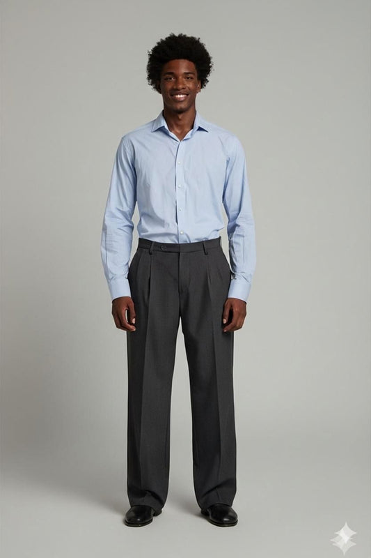 BOSS Hugo Boss Light Blue Button-Down Shirt - Slim Fit - Size 38/15