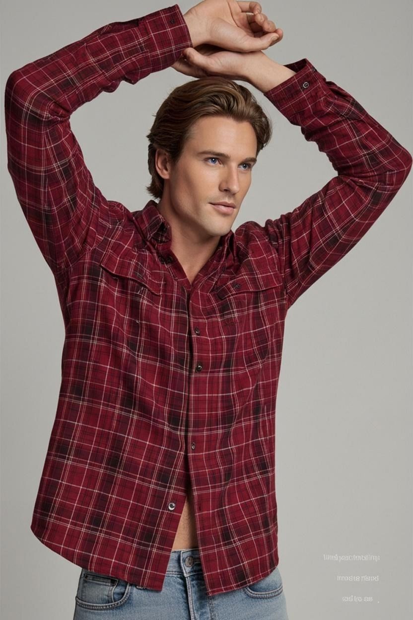 Jack Wolfskin Red Plaid Button-Down Outdoor Shirt - Size L