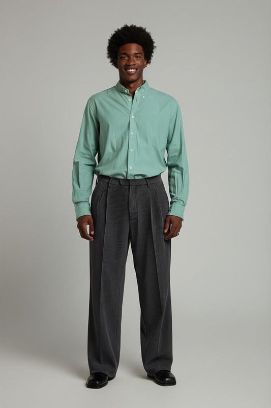 Wrangler Green Button-Down Shirt - Size M - Regular Fit