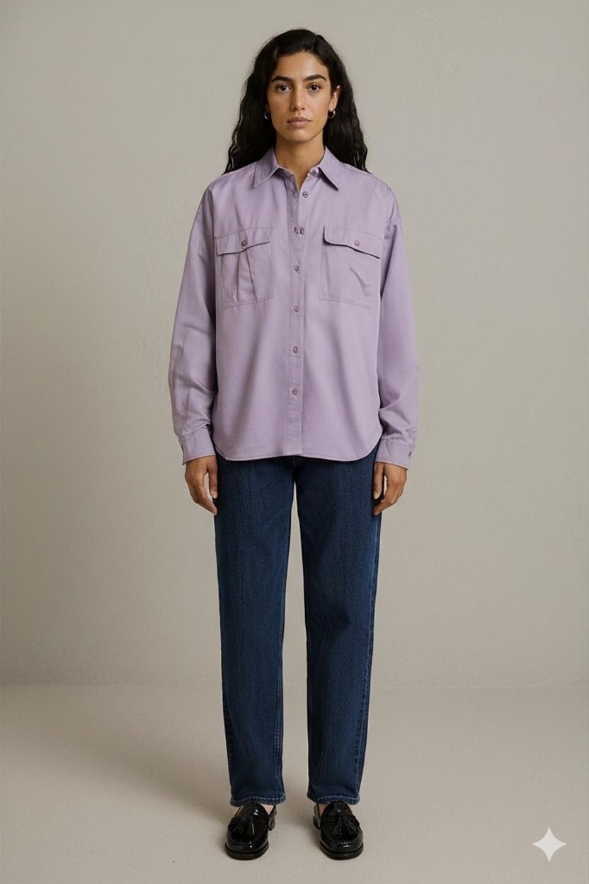 RC Castelijn Lavender Button-Down Shirt