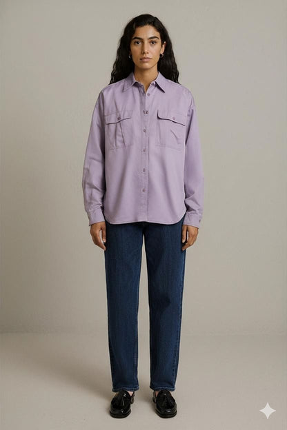 RC Castelijn Lavender Button-Down Shirt