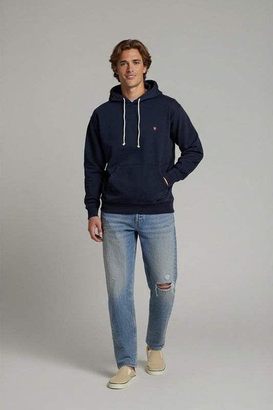 Levi's Navy Pullover Hoodie - Size S