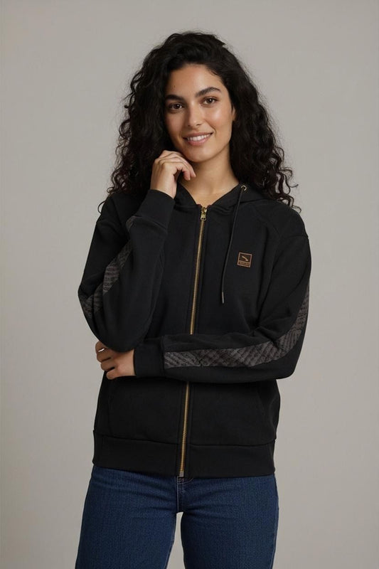 Puma Barbie Black Zip-Up Jacket - Size L