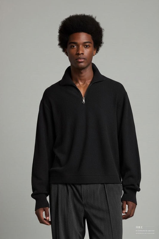 Lee Black Wool Sweater - Size XL
