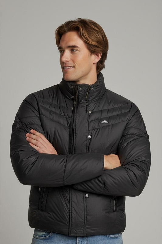 Adidas Black Puffer Jacket - Size M