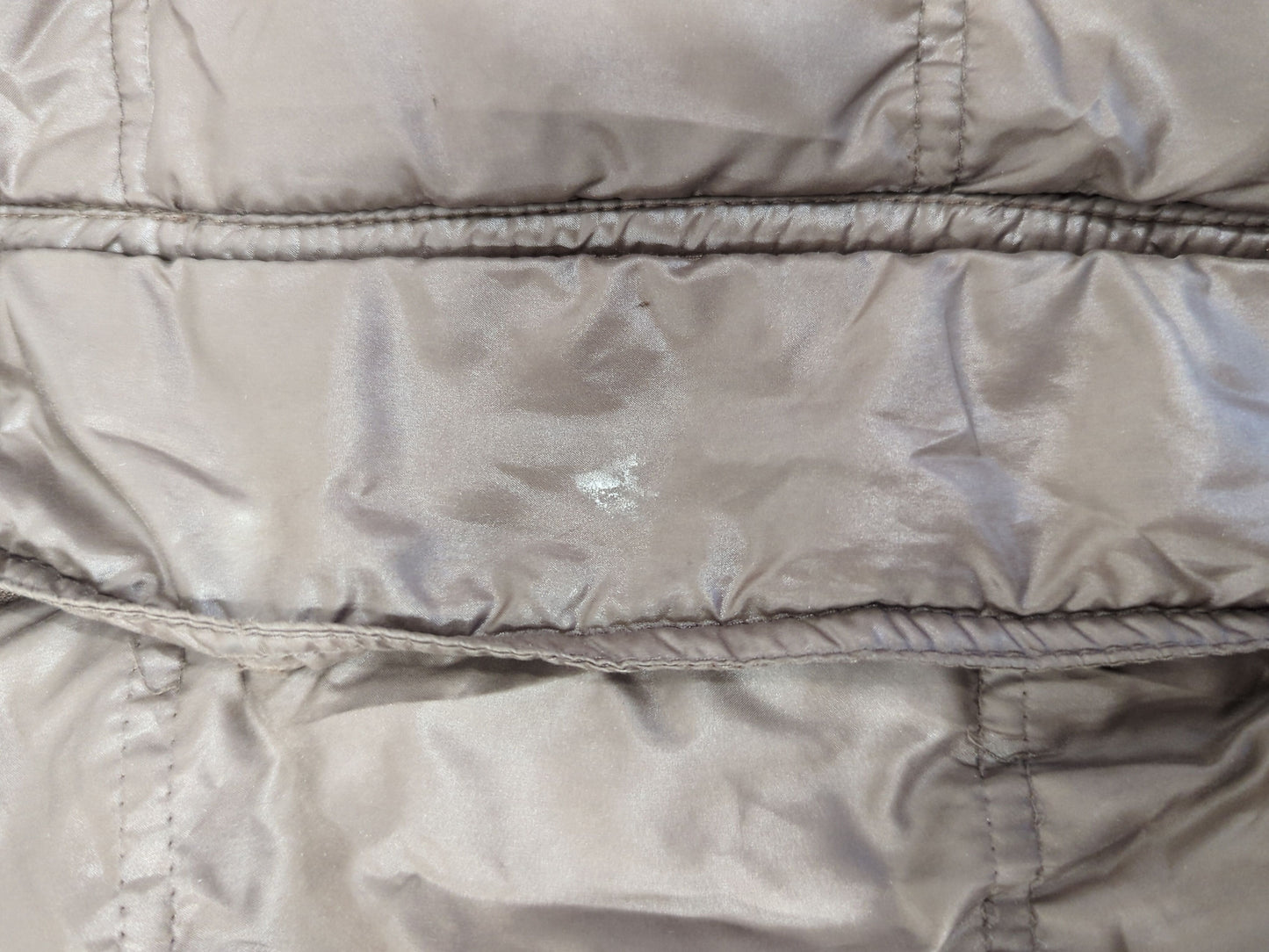 Burberry Brown Quilted Parka Winter Jacket - Size XL