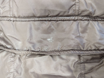 Burberry Brown Quilted Parka Winter Jacket - Size XL