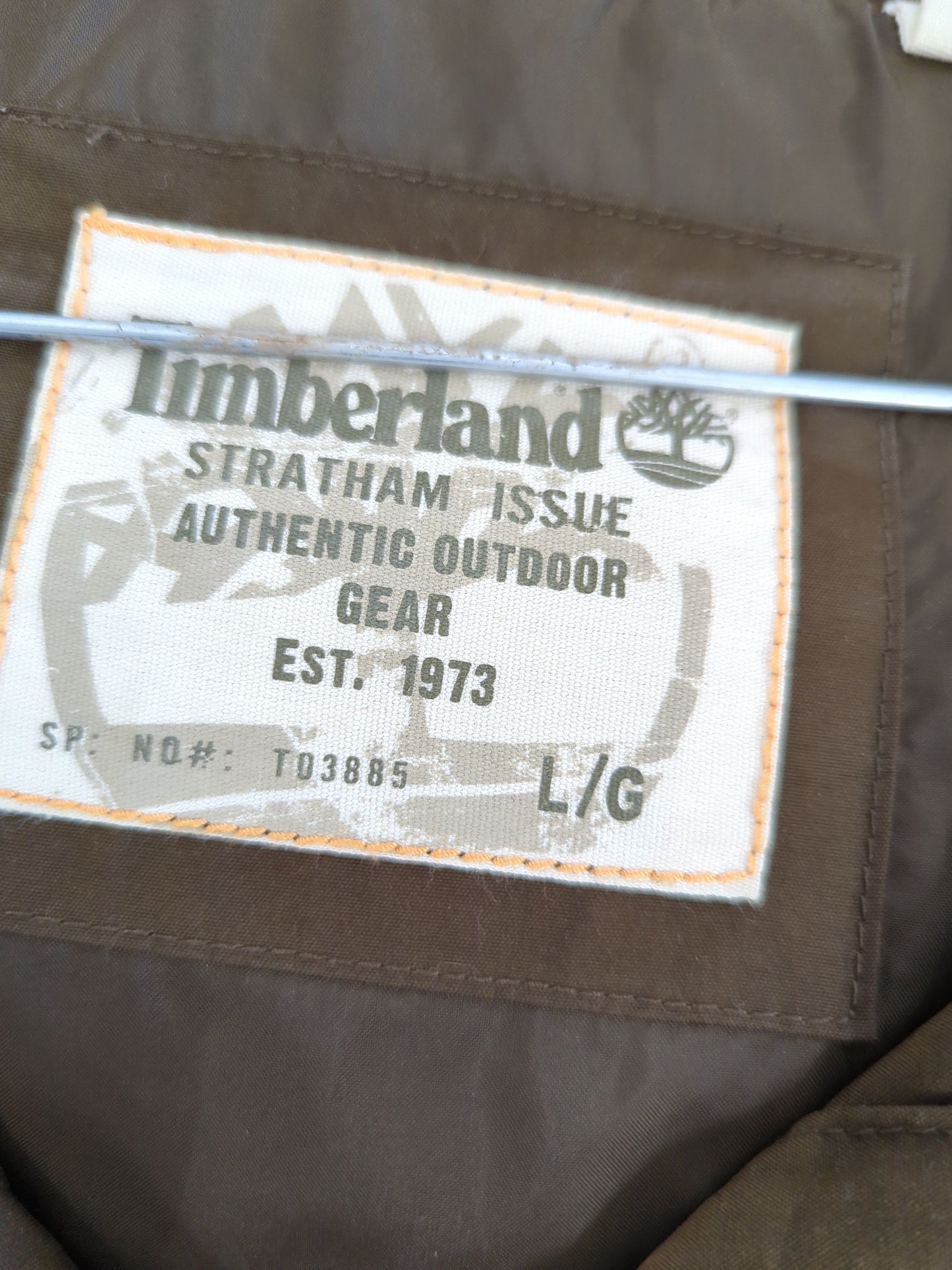 Timberland Stratham Issue Outdoor Windbreaker Jacket - Size L/G