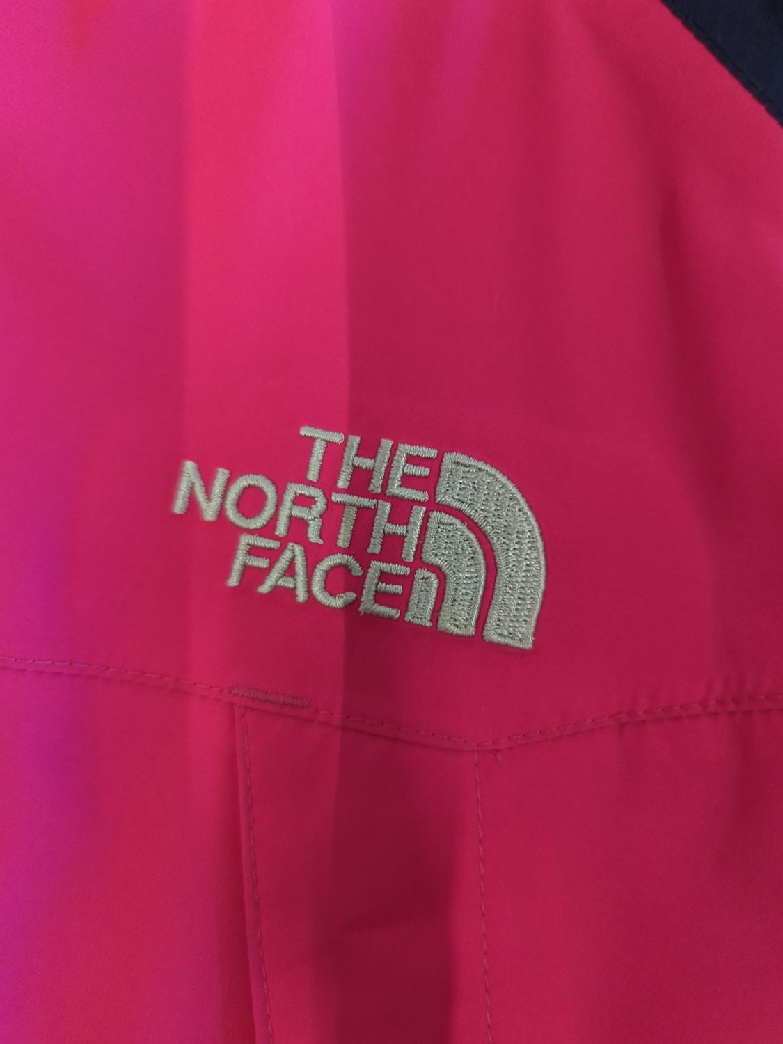 The North Face Pink & Navy Windbreaker Jacket - Size S