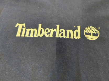 Timberland Navy Long Sleeve Sweatshirt with Gold Logo