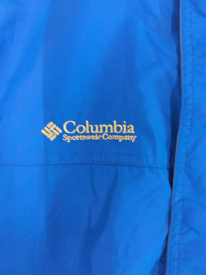 Columbia Sportswear Blue Windbreaker Jacket with Color Blocking