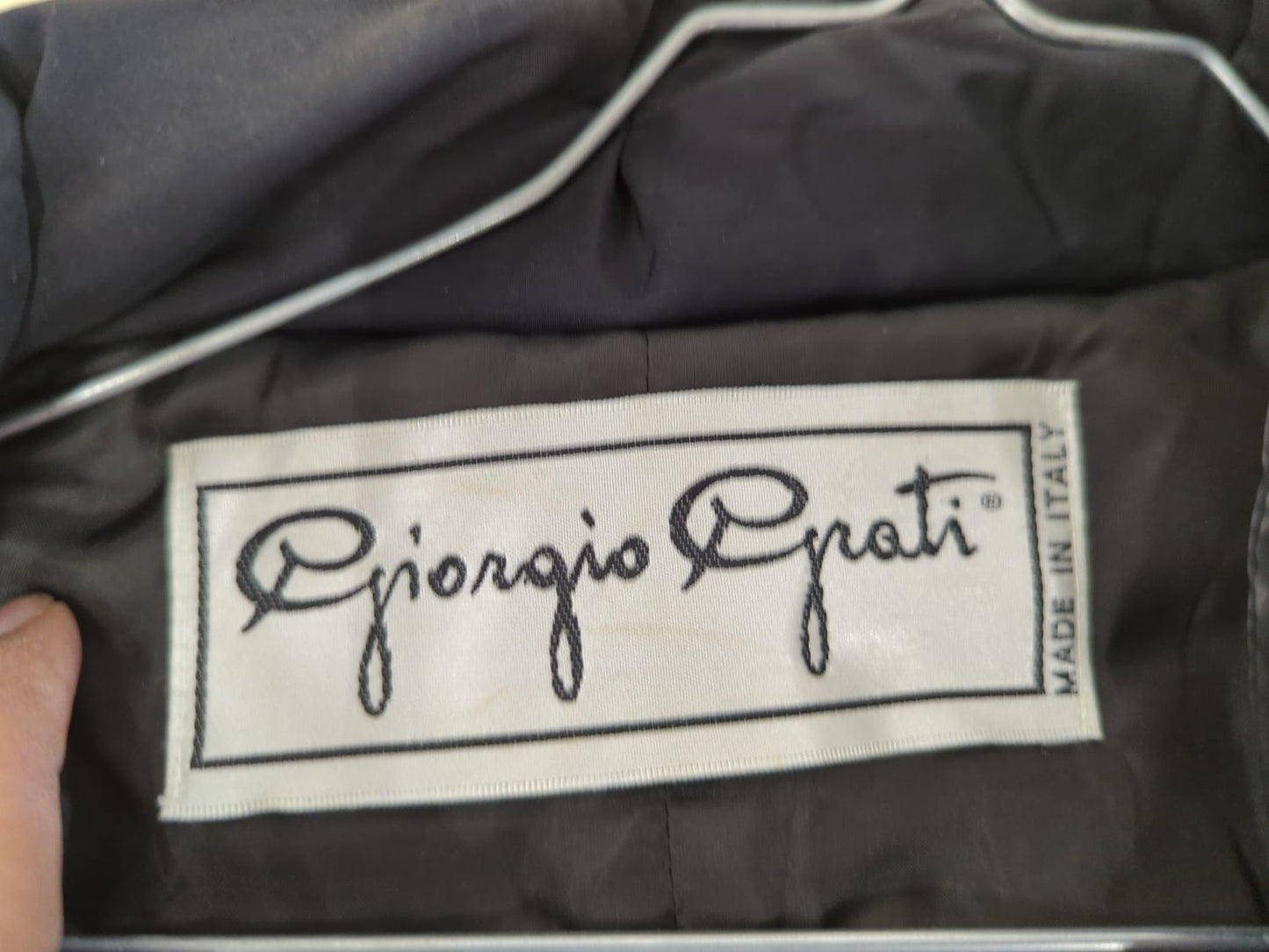 Giorgio Grati Black Jacket - Size 46