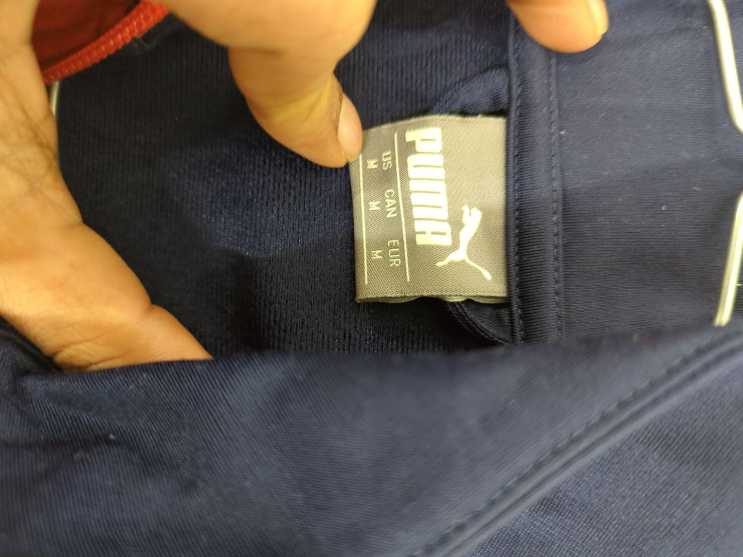 Puma Red & Navy Windbreaker Jacket - Size M