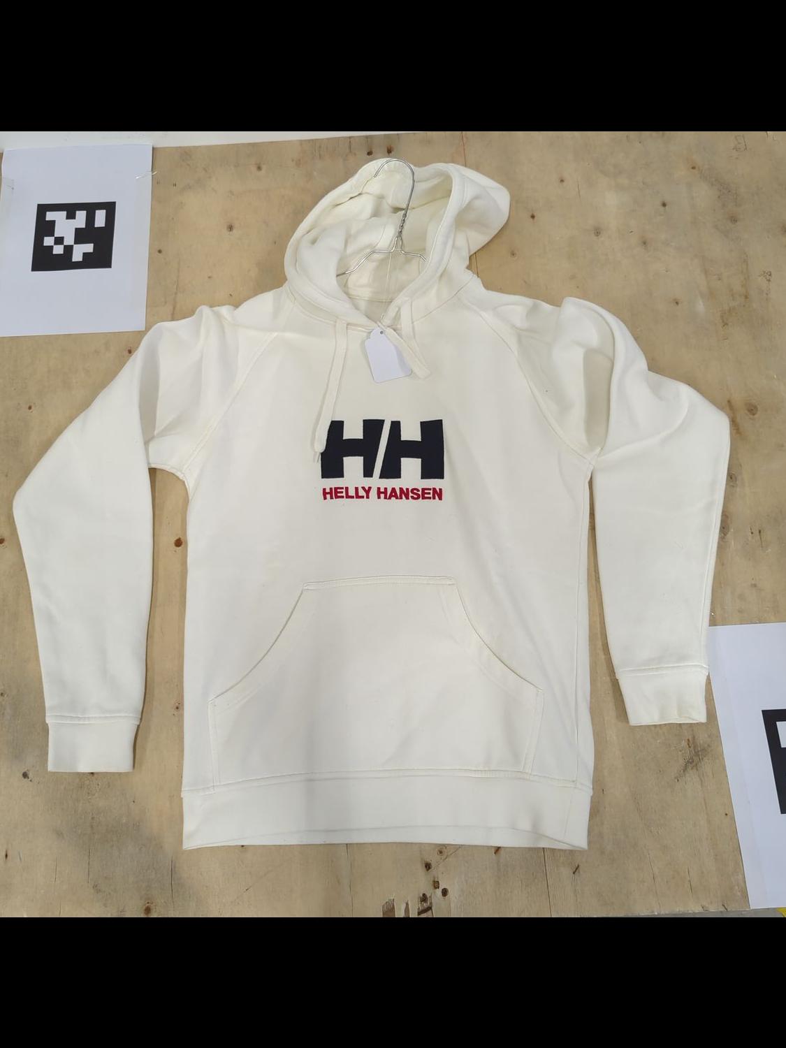 Helly Hansen White Hoodie - HH Logo Sweatshirt