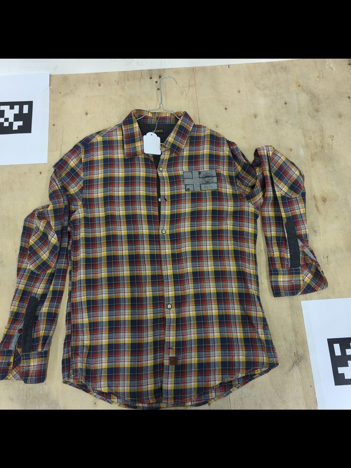 Napapijri Plaid Button-Down Shirt - Colorful Flannel