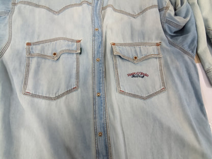 Marco Polo Denim Button Down Shirt - Size M