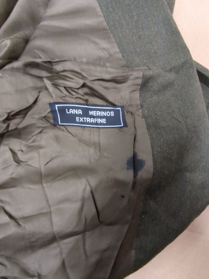 Pierre Cardin Olive Green Suit Jacket - Lang Merinos Extrafine