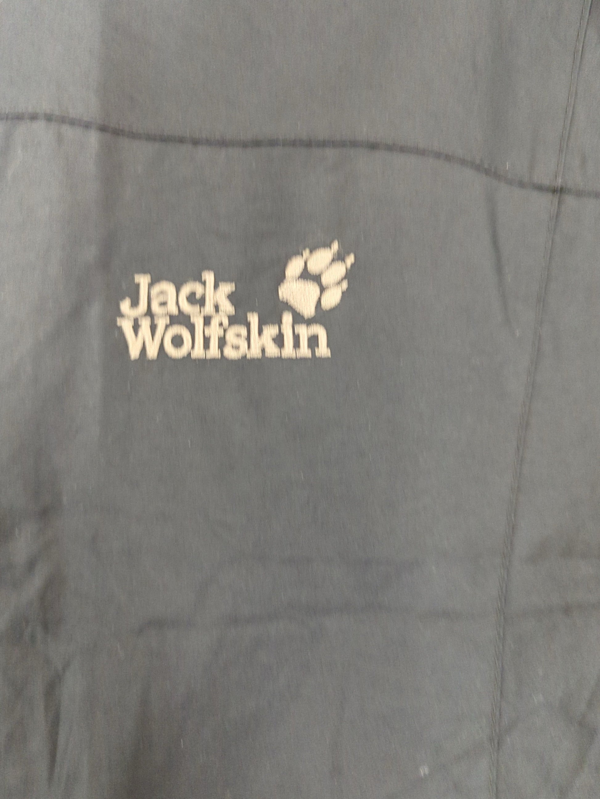 Jack Wolfskin Black Windbreaker Jacket - Size M