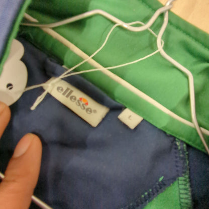 Ellesse Navy & Green Windbreaker Jacket