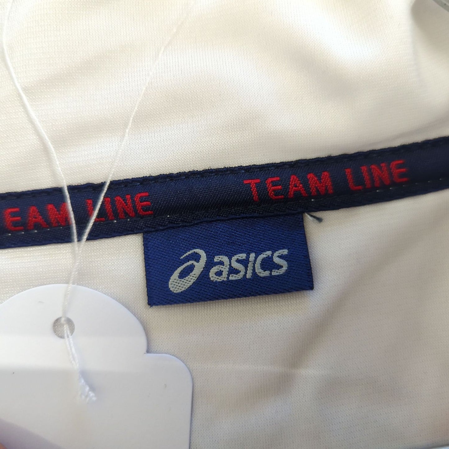Asics Team Line Tennis Jacket - White/Navy