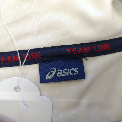 Asics Team Line Tennis Jacket - White/Navy
