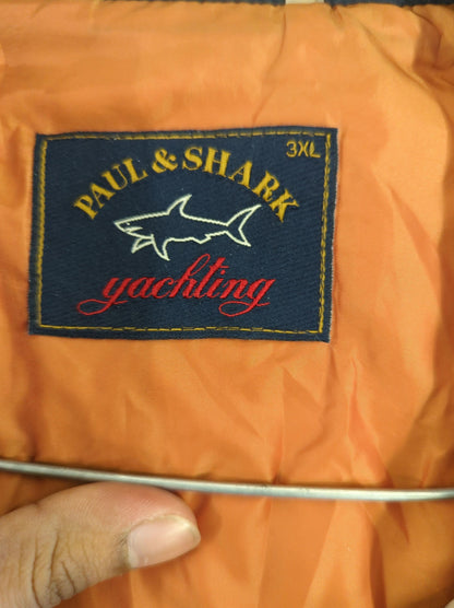 Paul & Shark Yachting Navy Quilted Jacket - Size 3XL
