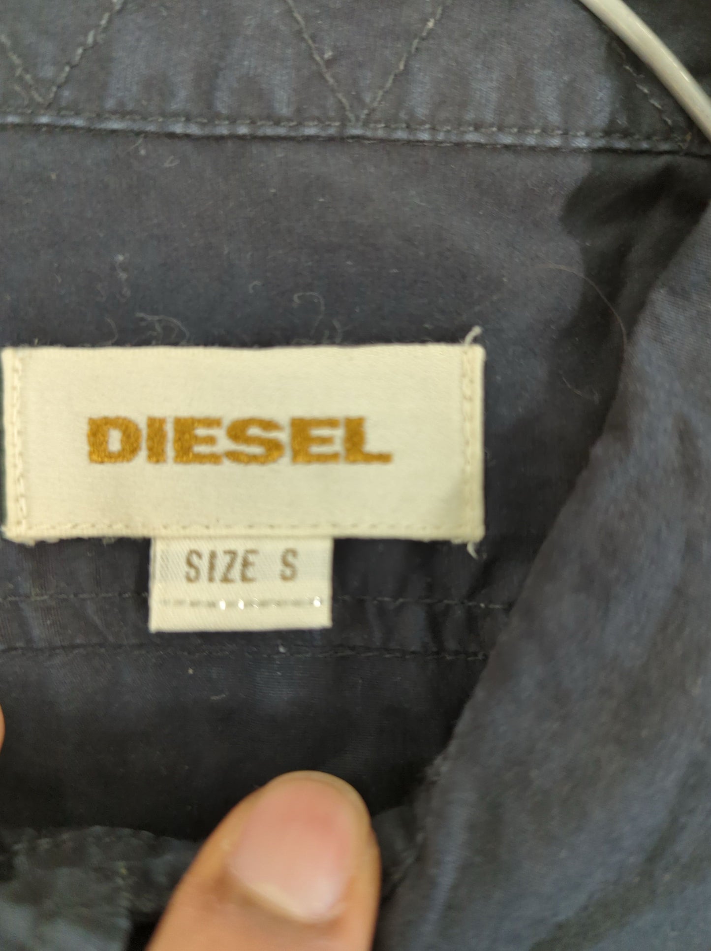 Diesel Black Button-Down Shirt - Size S