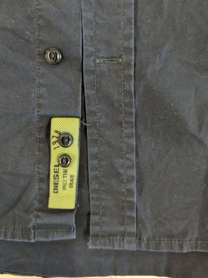 Diesel Black Button-Down Shirt - Size S