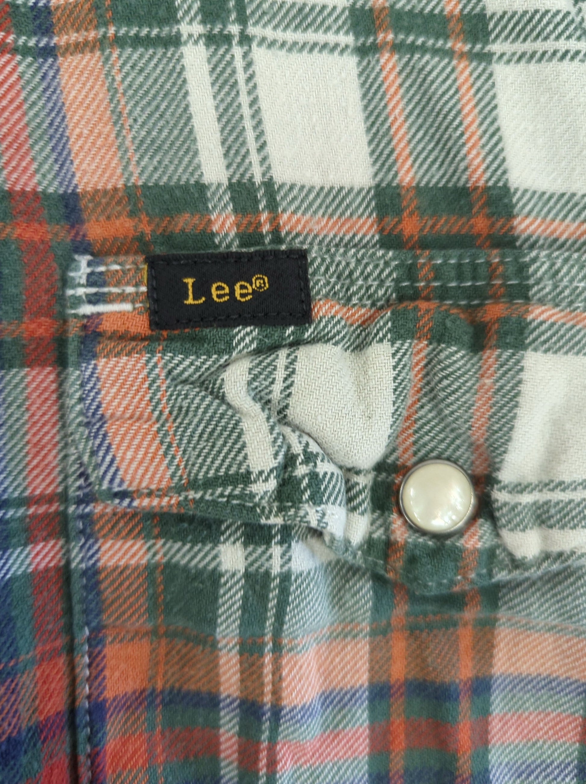 Lee Plaid Button-Down Shirt - Size XL