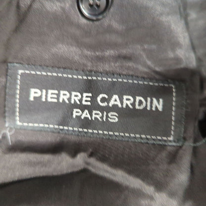Pierre Cardin Black Pinstriped Double-Breasted Blazer